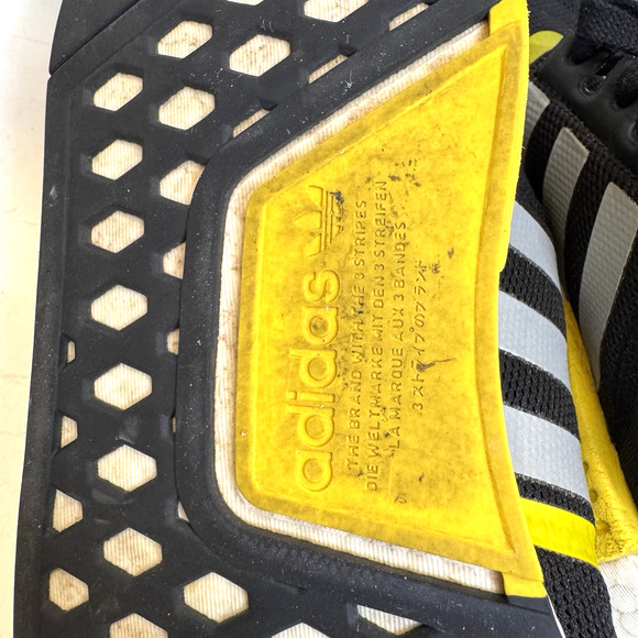 Grade School Youth Sz 5.5 Adidas NMD R_1 "Thunder" EG9730 Used Please Read - Picture 6 of 13